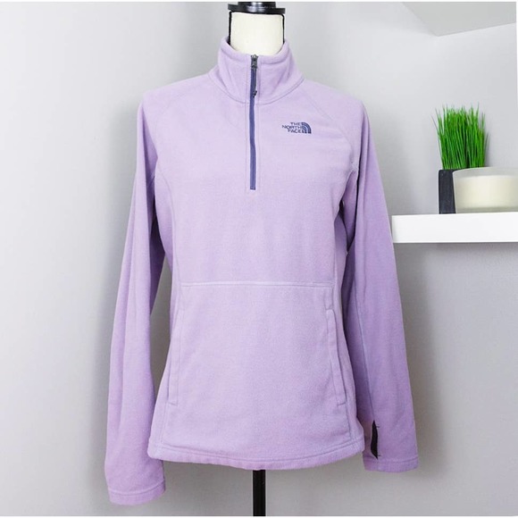 The North Face Sweaters - The North Face Purple Quarter Zip Pullover Sz M